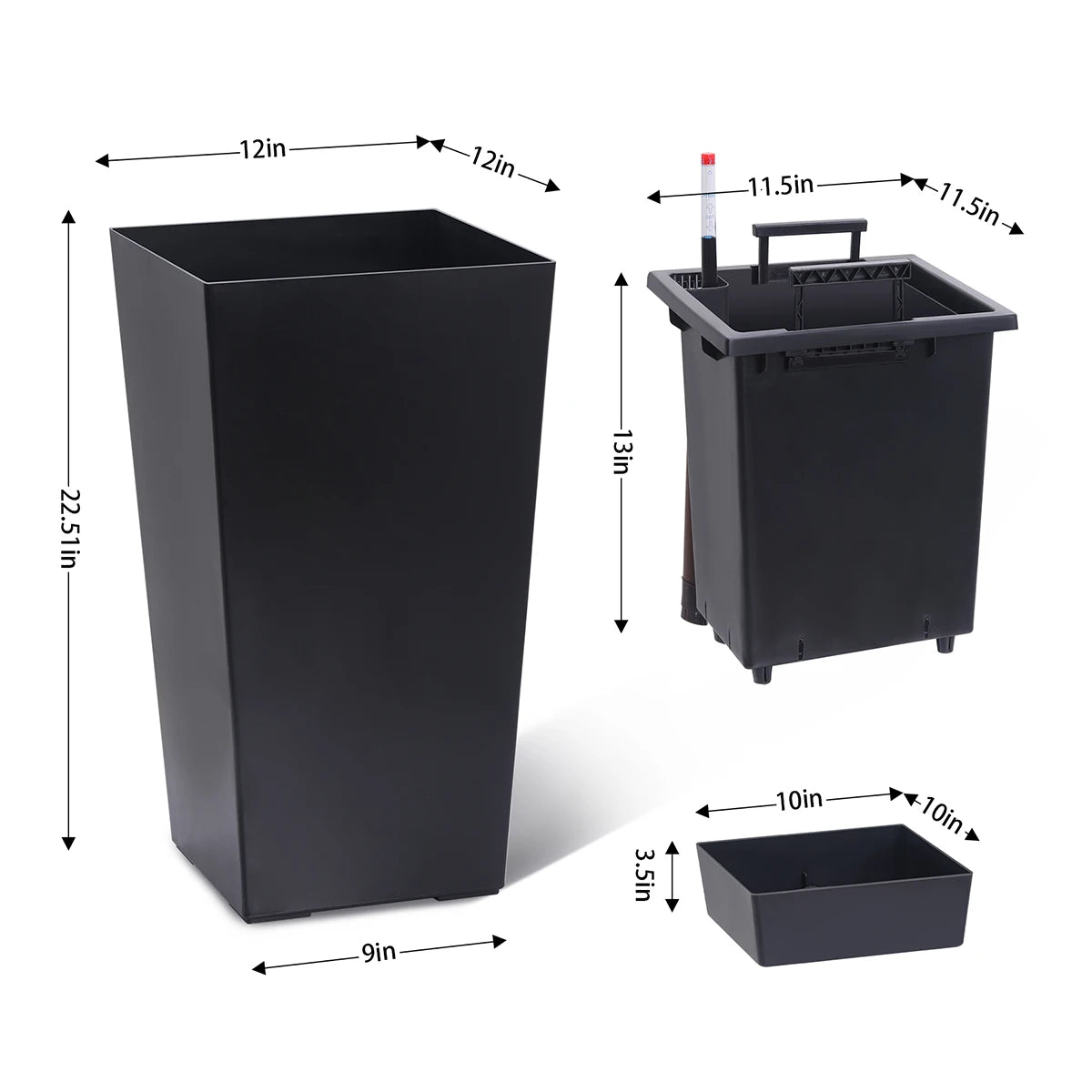 Rectangular Planters Set