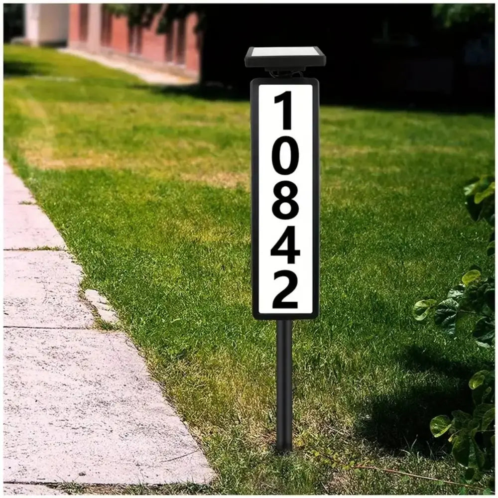 Front Patio House Number LED Light