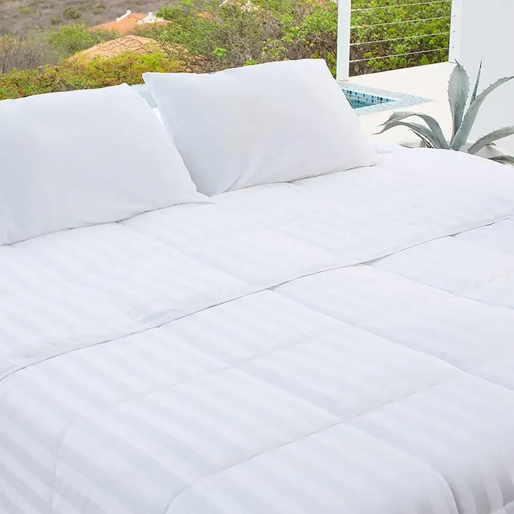 All-Season Soft Low-Loft Duvet Comforter with Anchor Loops