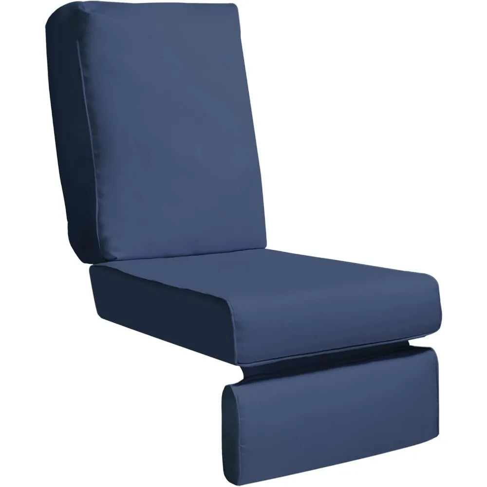 All-Weather Outdoor Recliner Cushion - Replacement Patio Chair