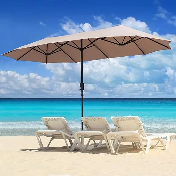 Outdoor Double-Sided Extra Large Table Umbrella