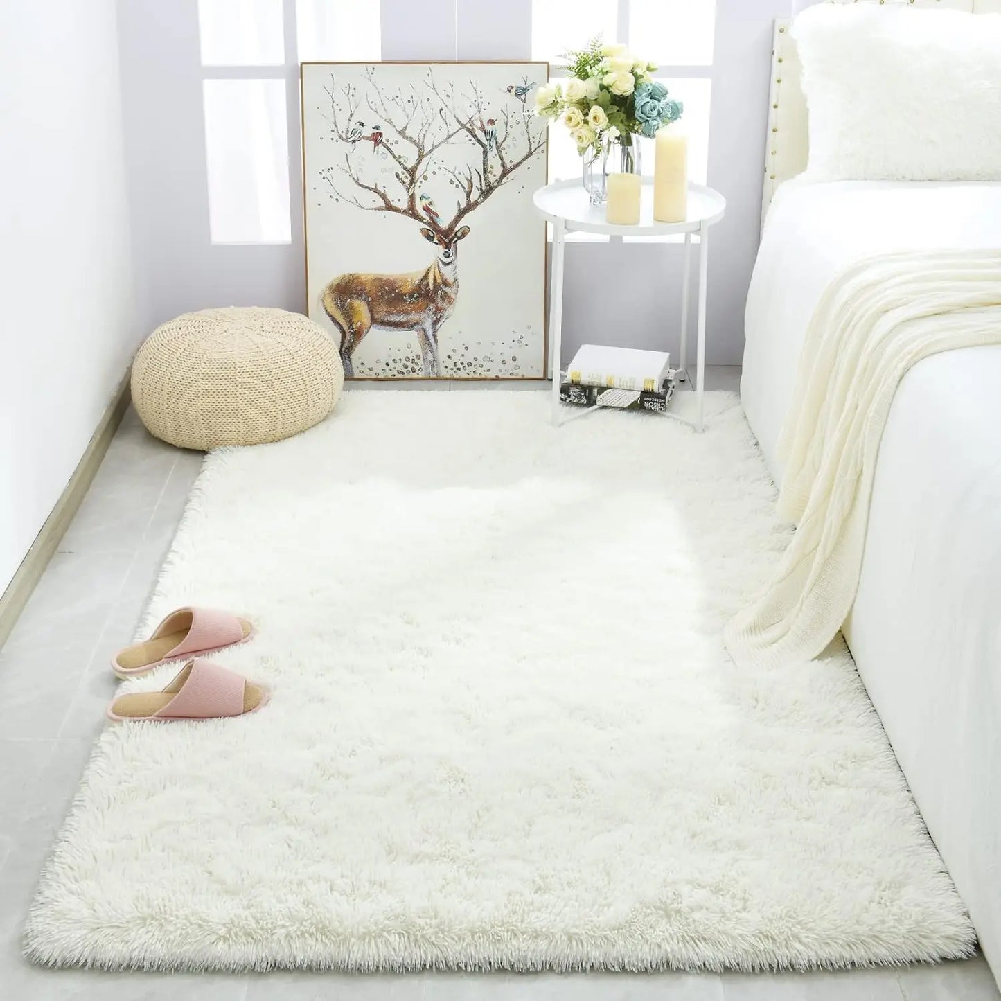 Plush Fluffy Ultra Soft Indoor Modern Rugs