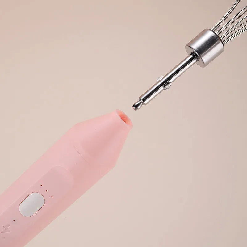 Electric Milk Frothier Handheld Egg Beater