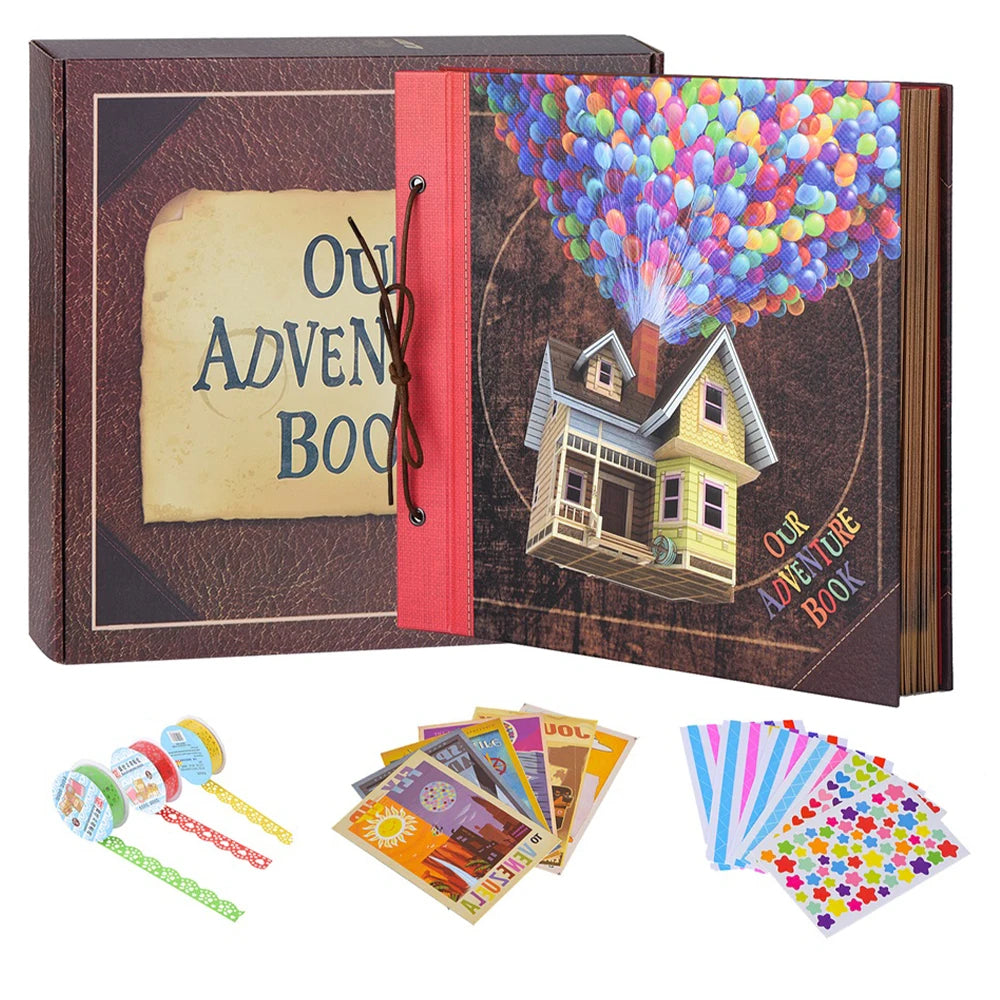 Vintage DIY Handmade Photo Album Scrapbook