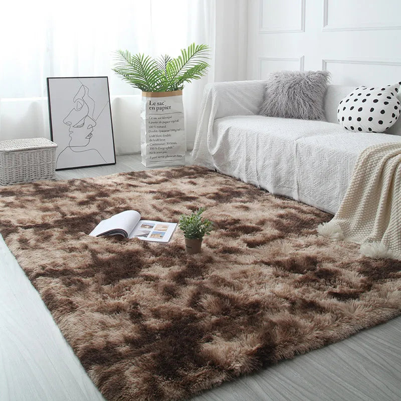Fluffy Carpet Modern Home Decor Mats Thickened Non-Slip