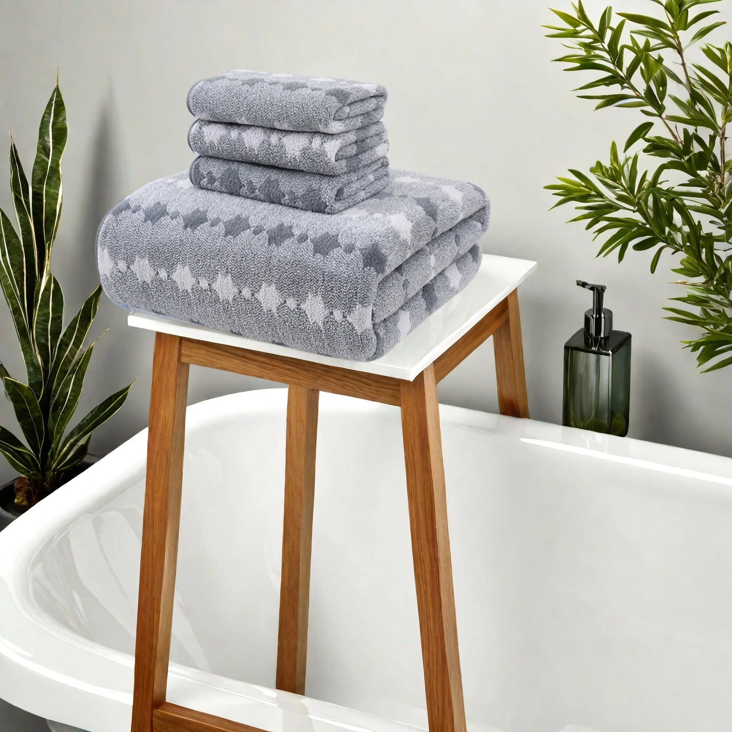 4 to 8 Piece Cotton Towel Set