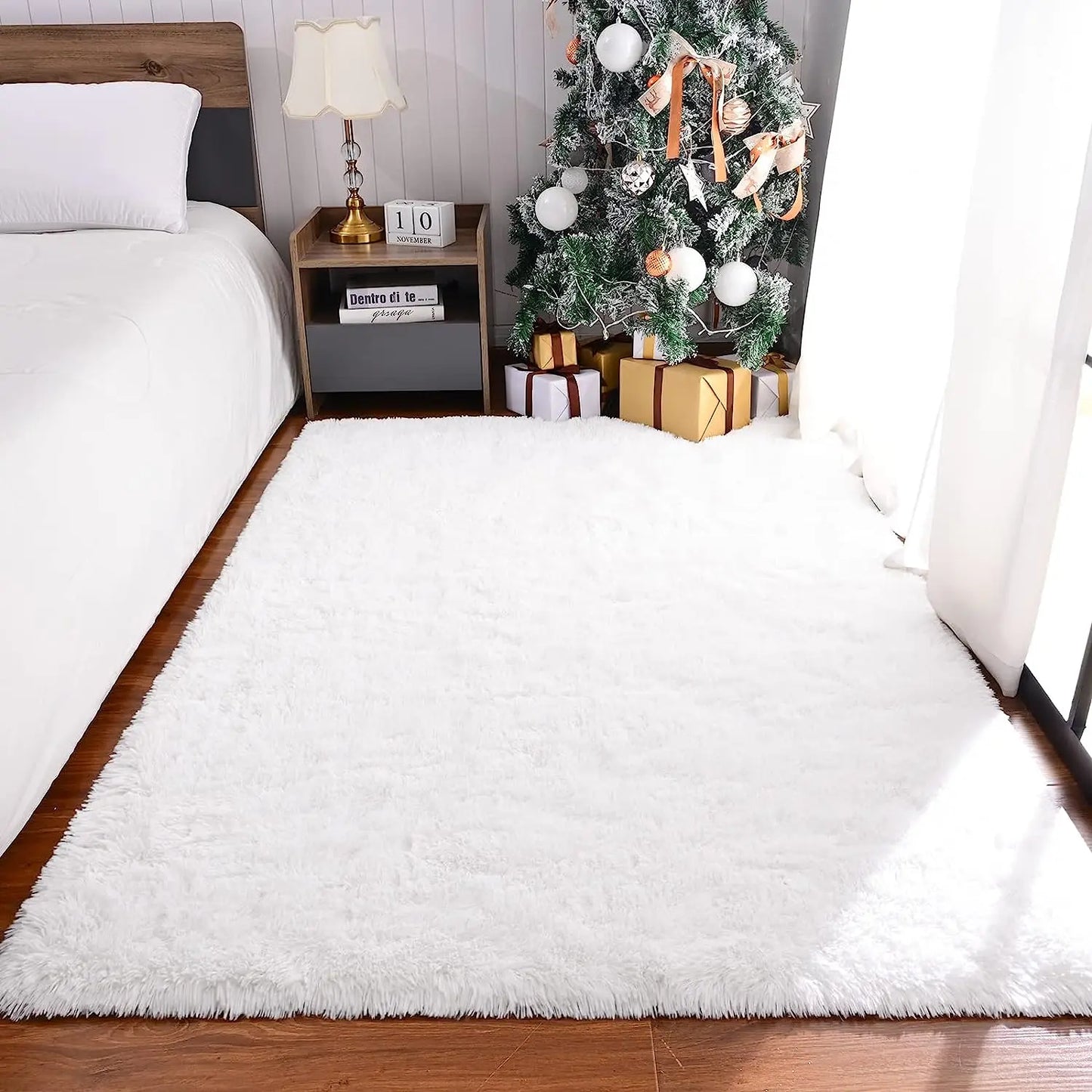 Fluffy Rugs Non Slip Rugs for Hardwood Floors Room Decor