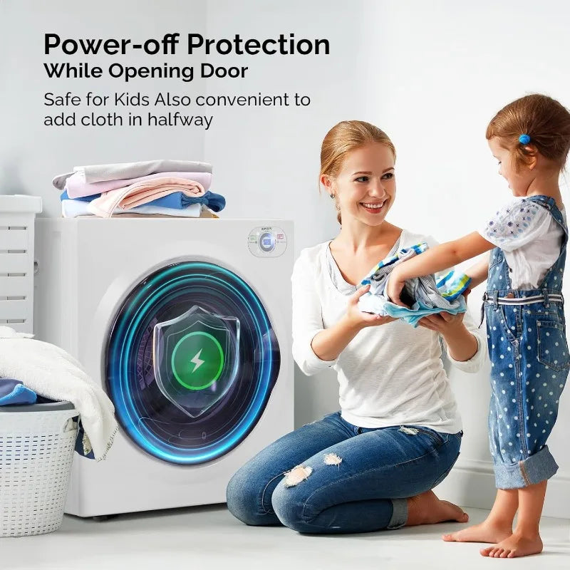 Fast Drying Front Load Tumble Laundry Dryer with Stainless Steel Tub