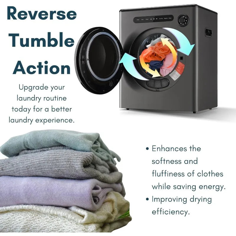 Electric Compact Dryer with Exhaust Pipe
