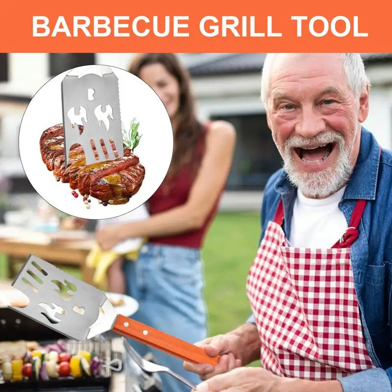 Multifunctional Easy Draining Grilling Spatula