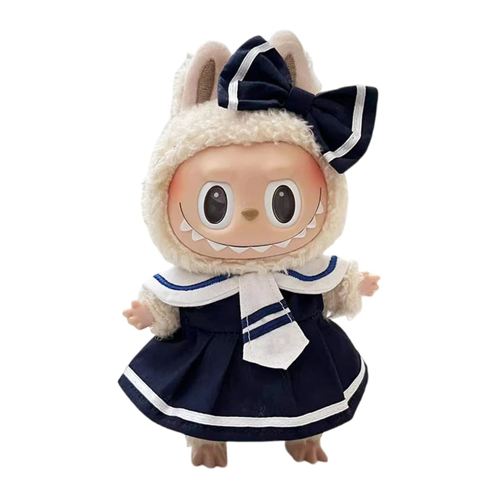 Mini Labubu Dolls Outfit Clothes Accessories without Doll