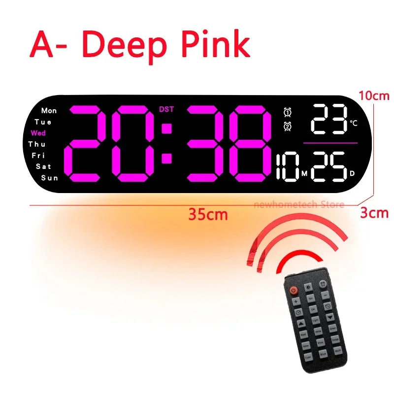 Decoration Remote Control Clock