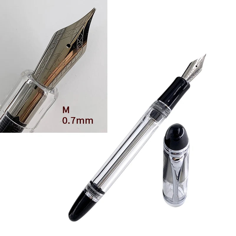 Translucent White Fountain Pen Vacuum Filling Fountain-Pen