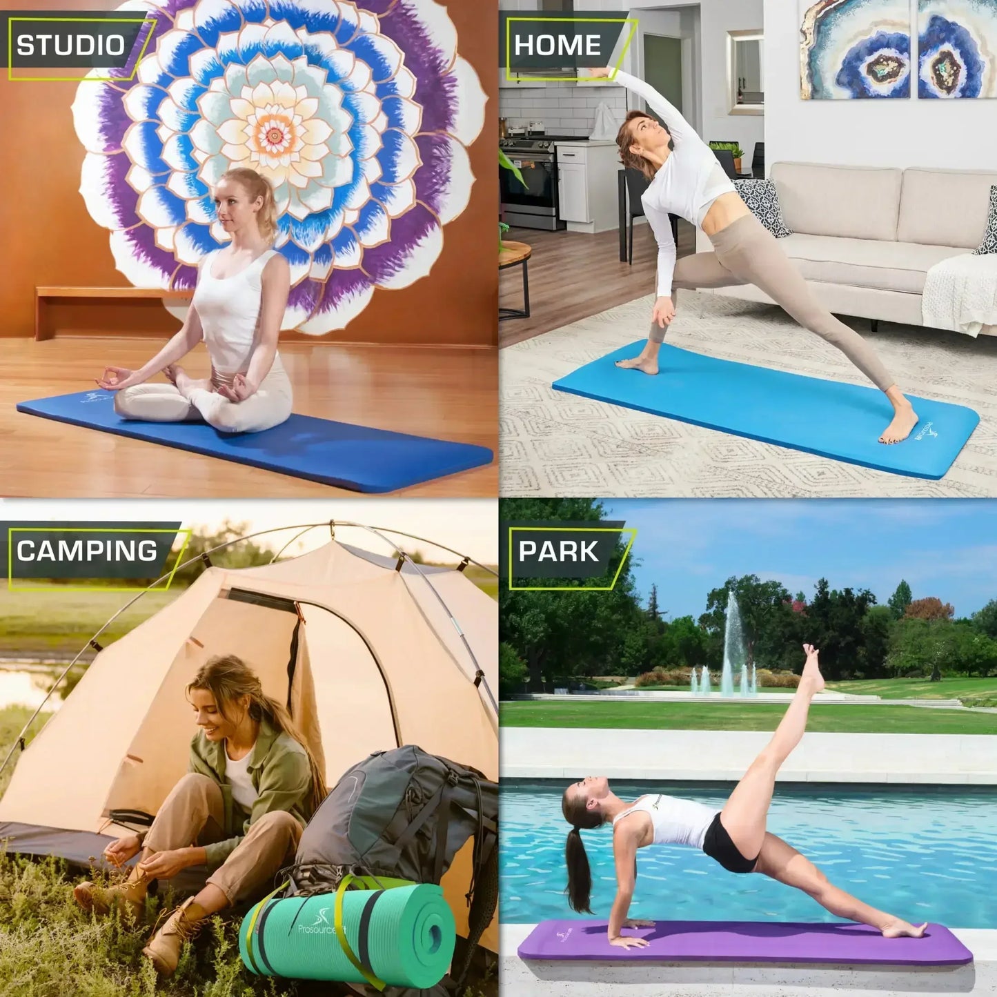Extra Thick Yoga and Pilates Mat