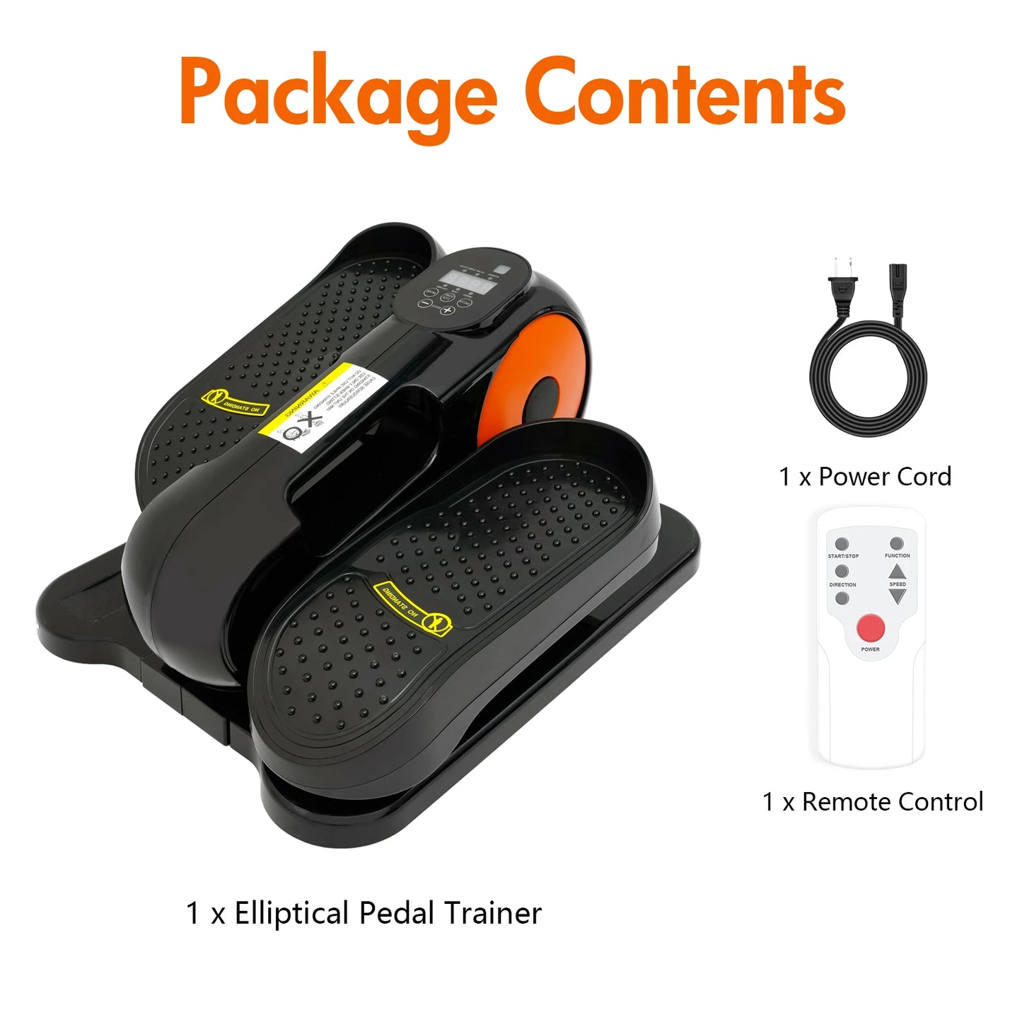 Fully Assembled Quiet Electric Seated Pedal Exerciser