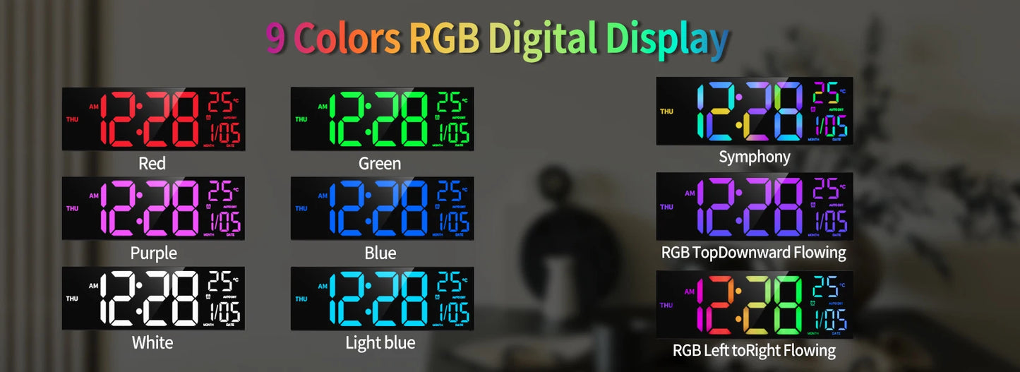 Big LED Display with Remote Clock