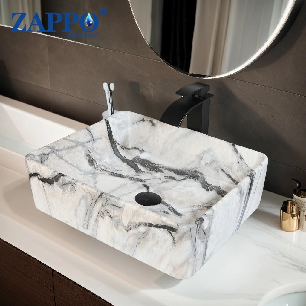 Vessel Sink Ceramic Vessel Sink with Faucet Combo