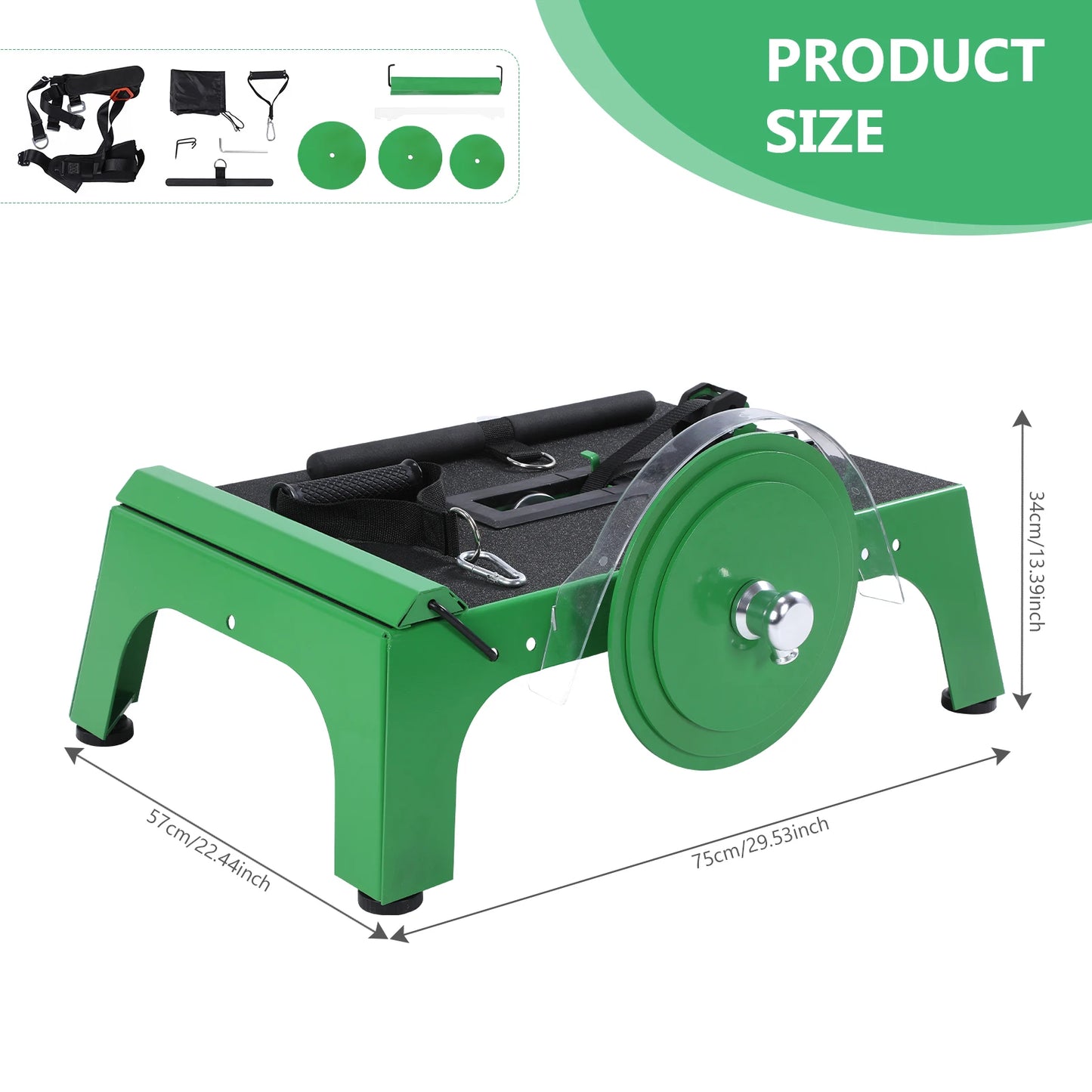 Flywheel Trainer with Adjustable Length Strap