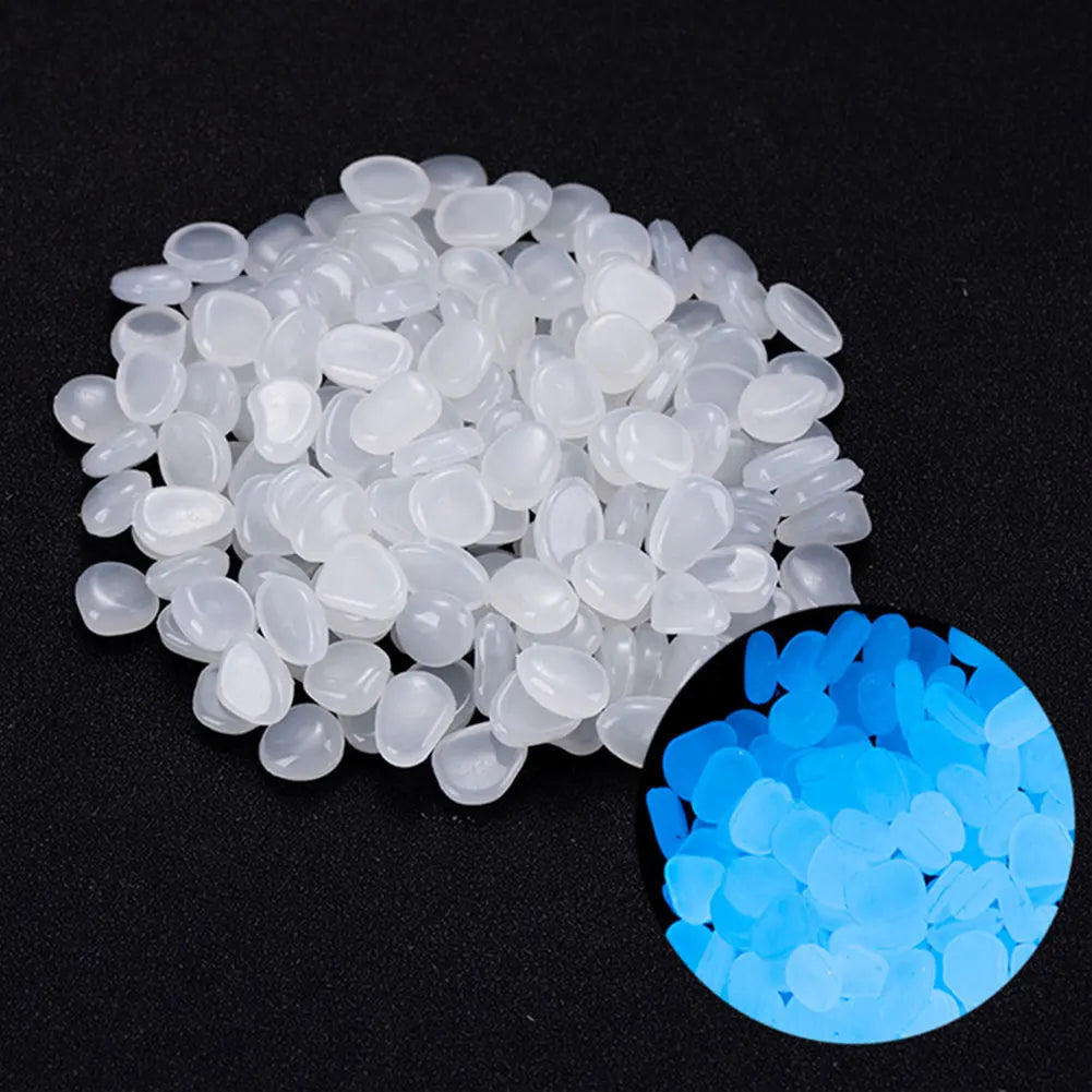 Garden Glow In The Dark Pebbles Stones Rocks For Yard And Walkways Decor