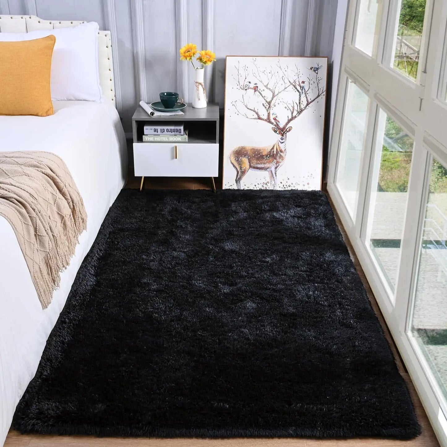 Plush Fluffy Ultra Soft Indoor Modern Rugs