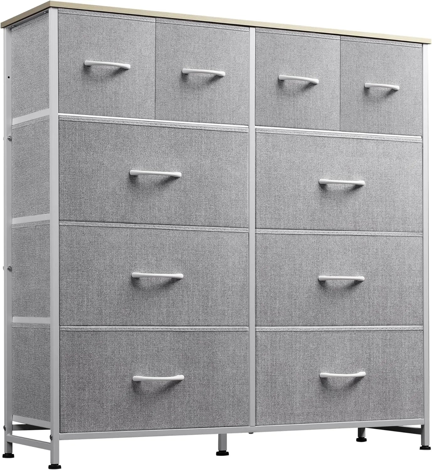 Fabric Dresser Tall Storage Organizer Unit