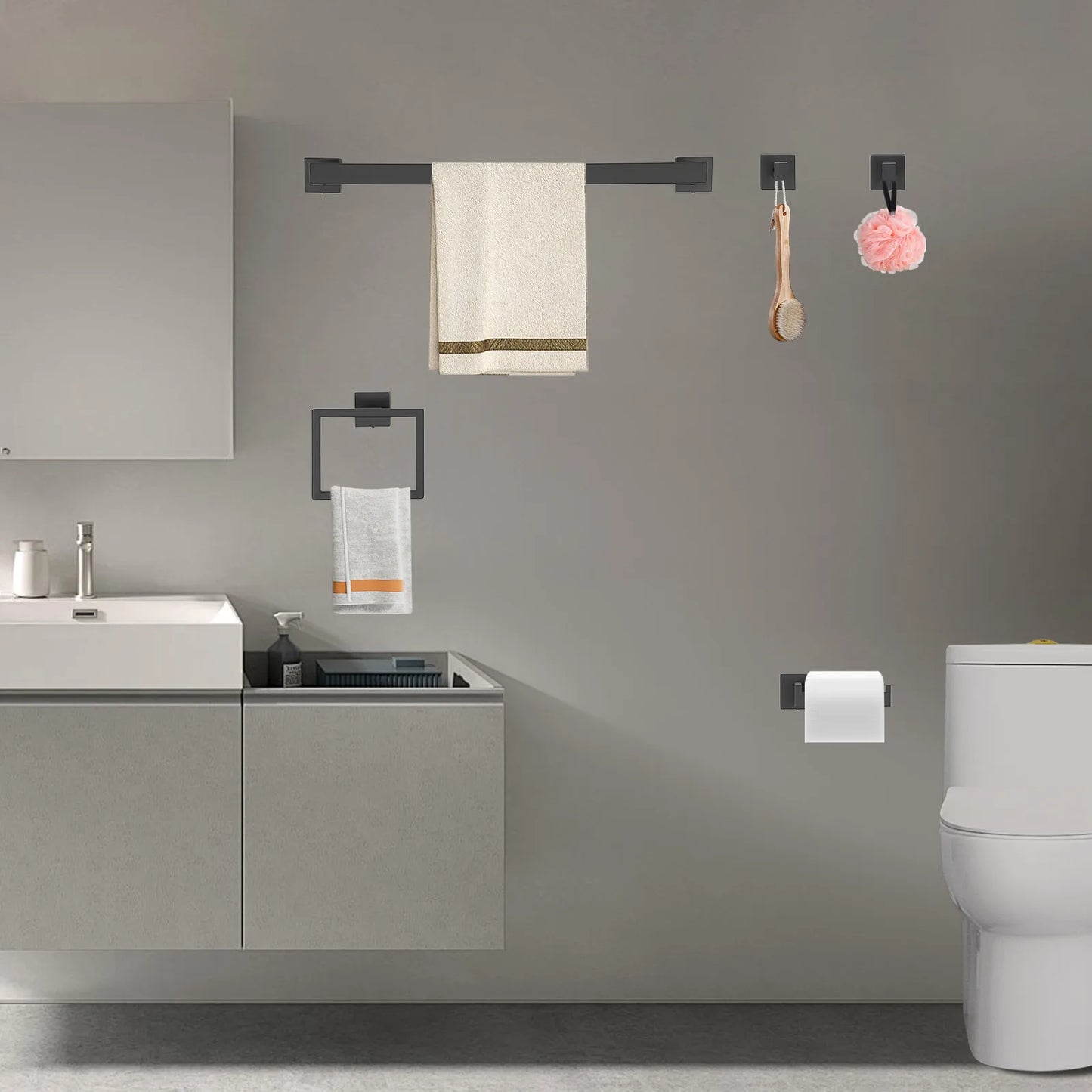 Bathroom Towel Bar Set
