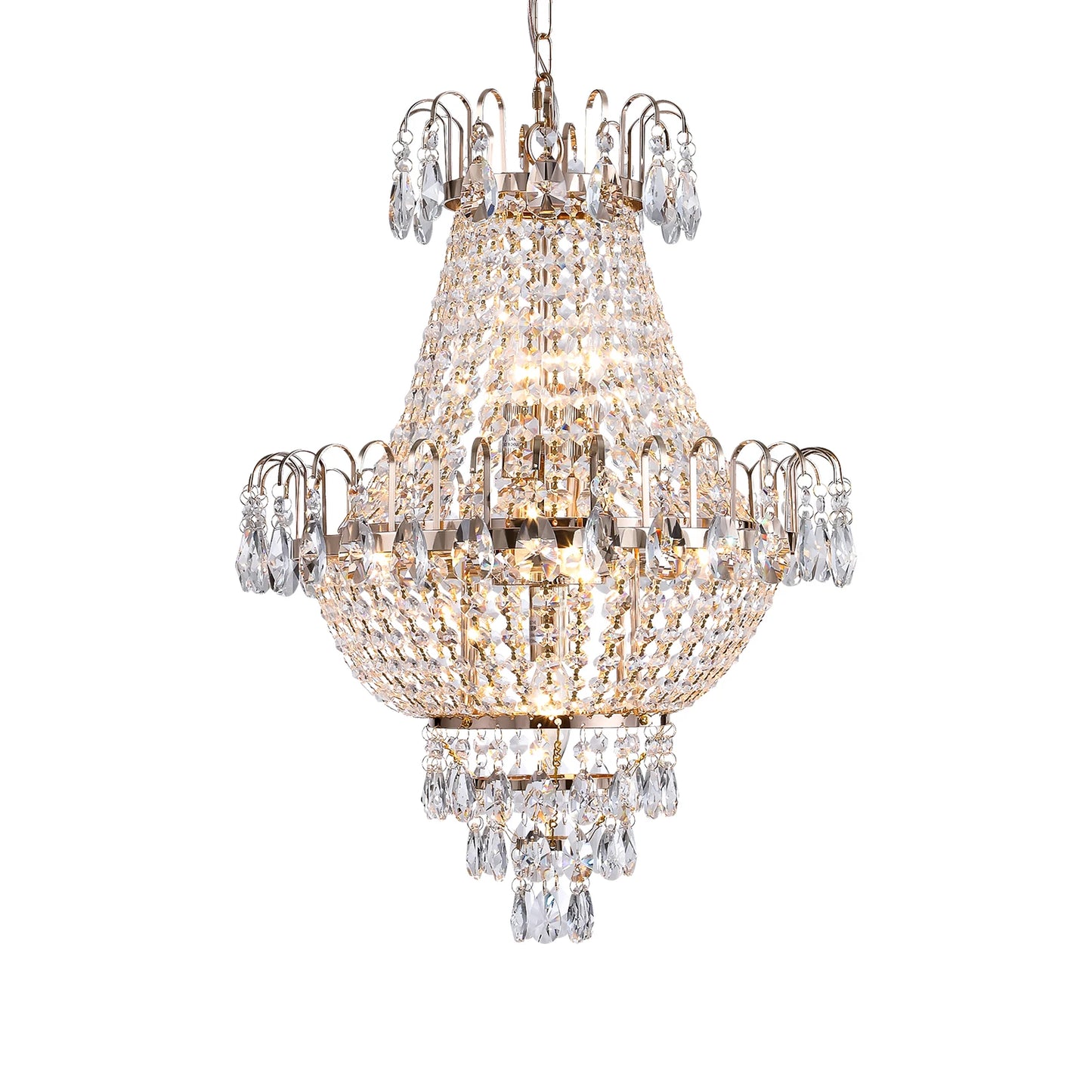Luxury Gold Crystal Chandelier