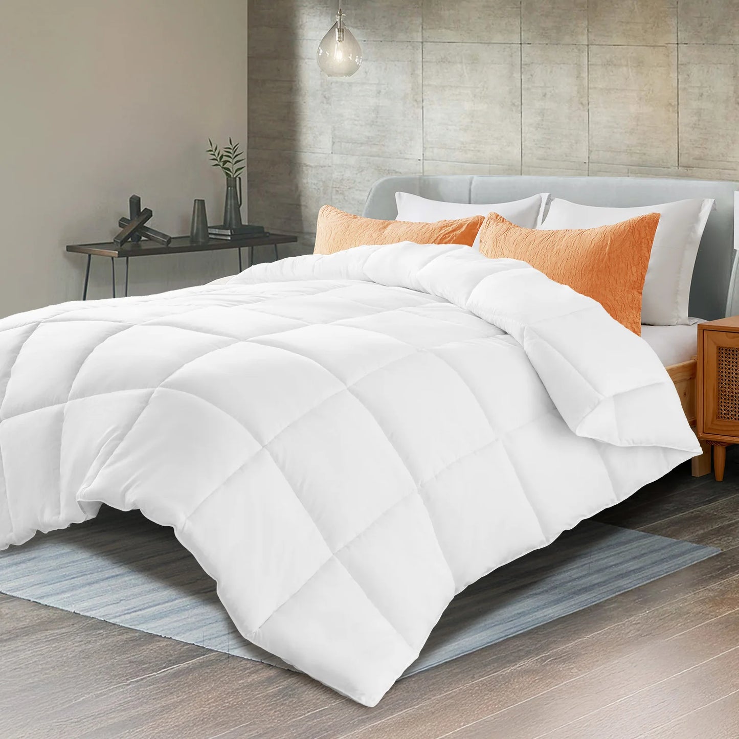 All Season Blanket with Corner Tabs Box Stitched Comforter