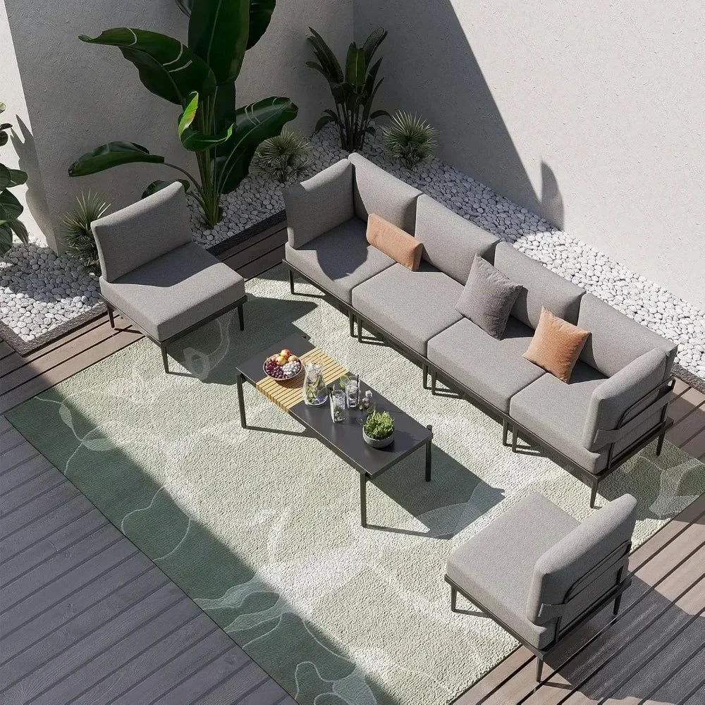 Metal Patio Furniture Set