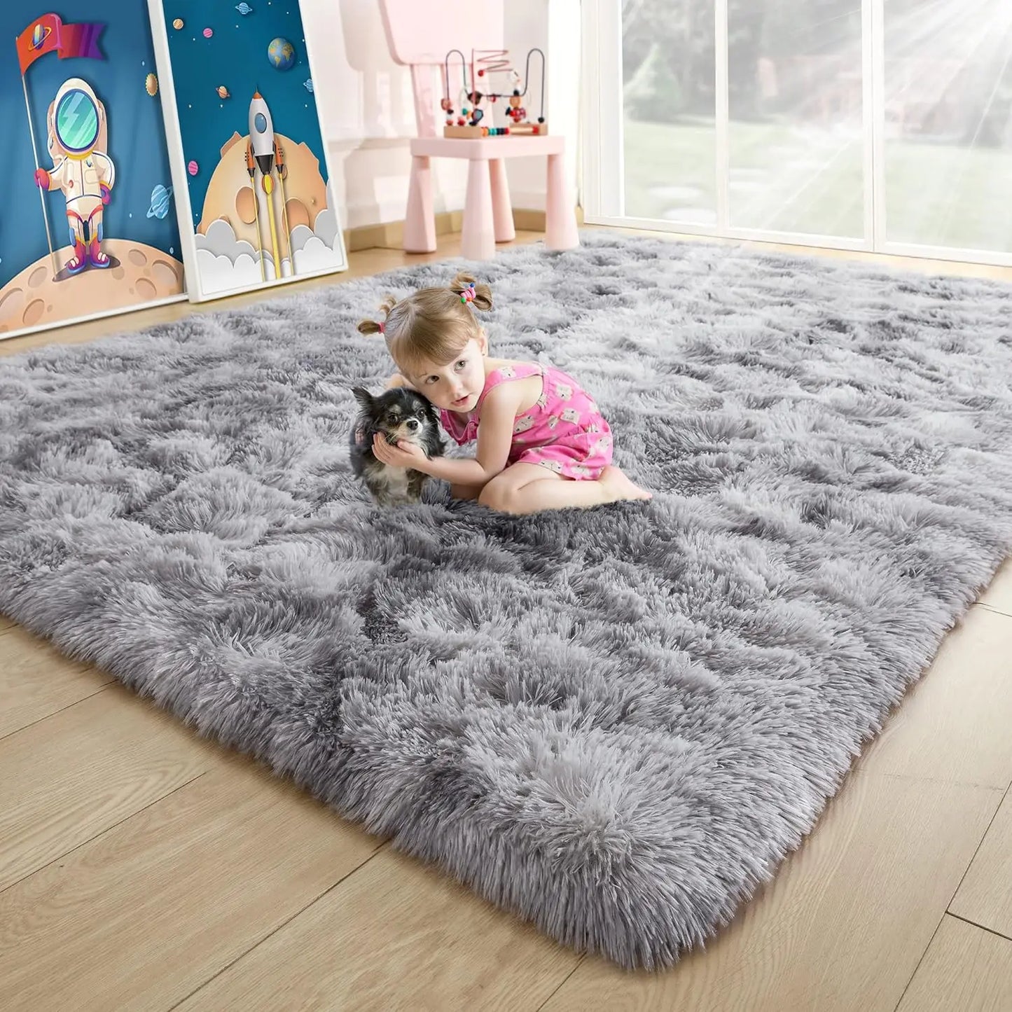 Fluffy Rugs Non Slip Rugs for Hardwood Floors Room Decor