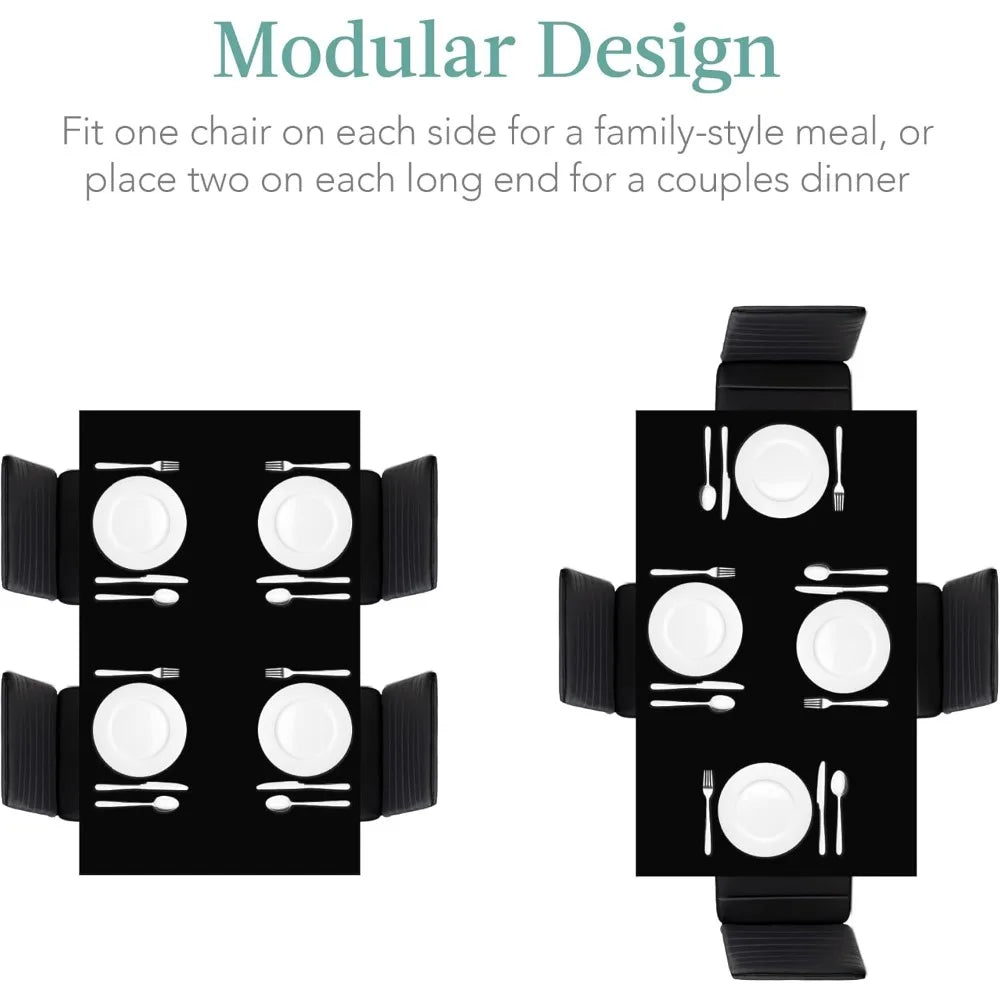 5-Piece Glass Dining Set