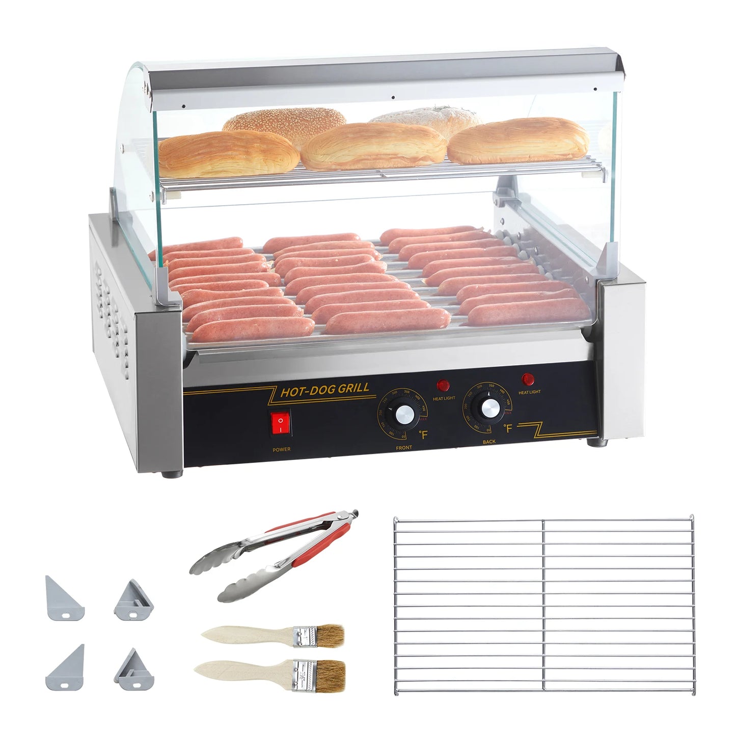Electric Rods Commercial Hot Dog Roller