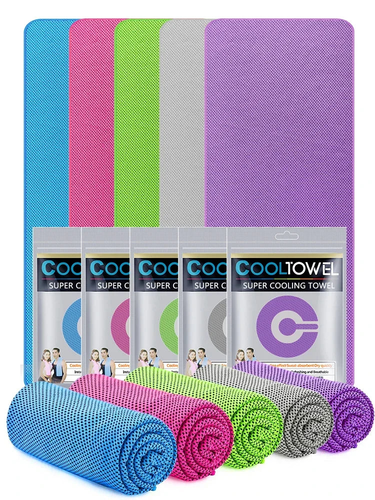 Microfiber Cooling Towels for Running, Yoga, Workout, climbing