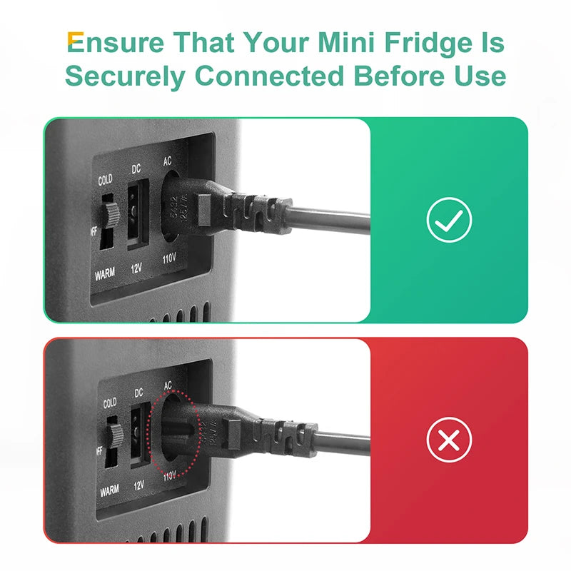 Mini Fridge - AC/DC Heated Cooling