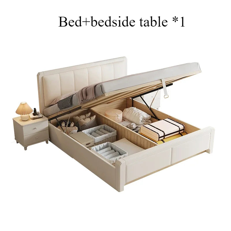 Solid Wood Modern Girl Bed