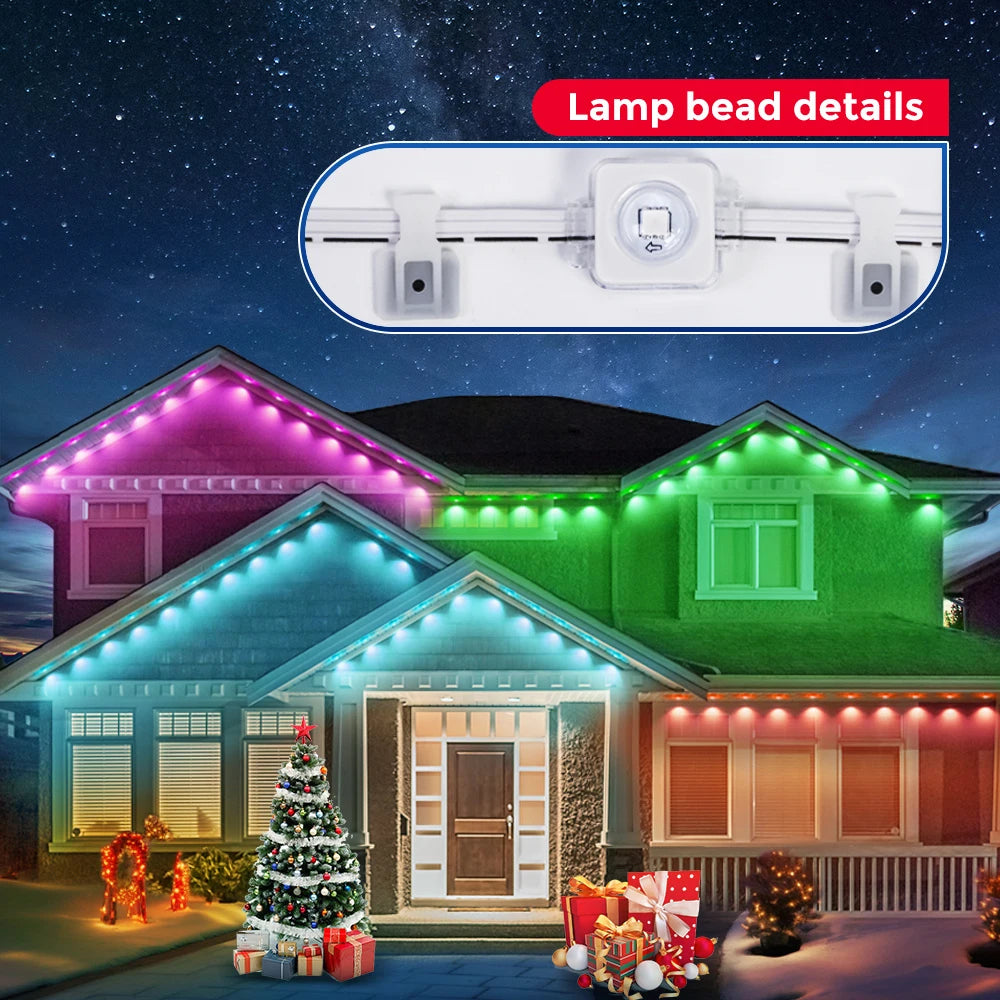 Patio Permanent Outdoor Smart RGB Lights