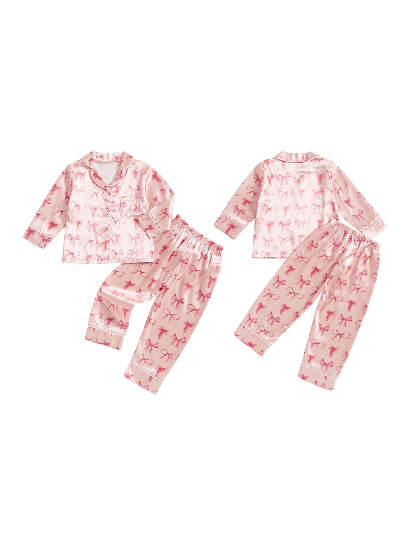 Baby Girl Silk Pajama Set