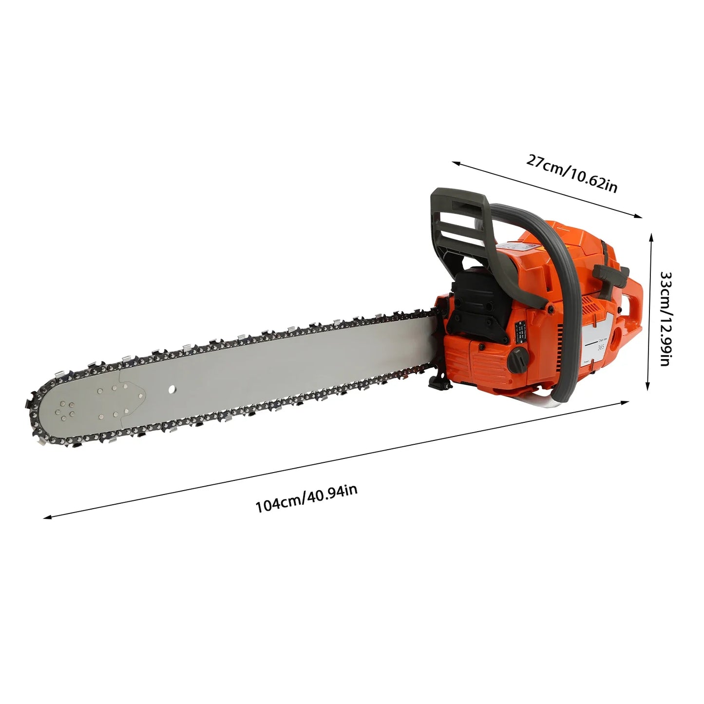 Gasoline Power Chain Saws with Crankcase Hand Pull Start For Cutting Wood