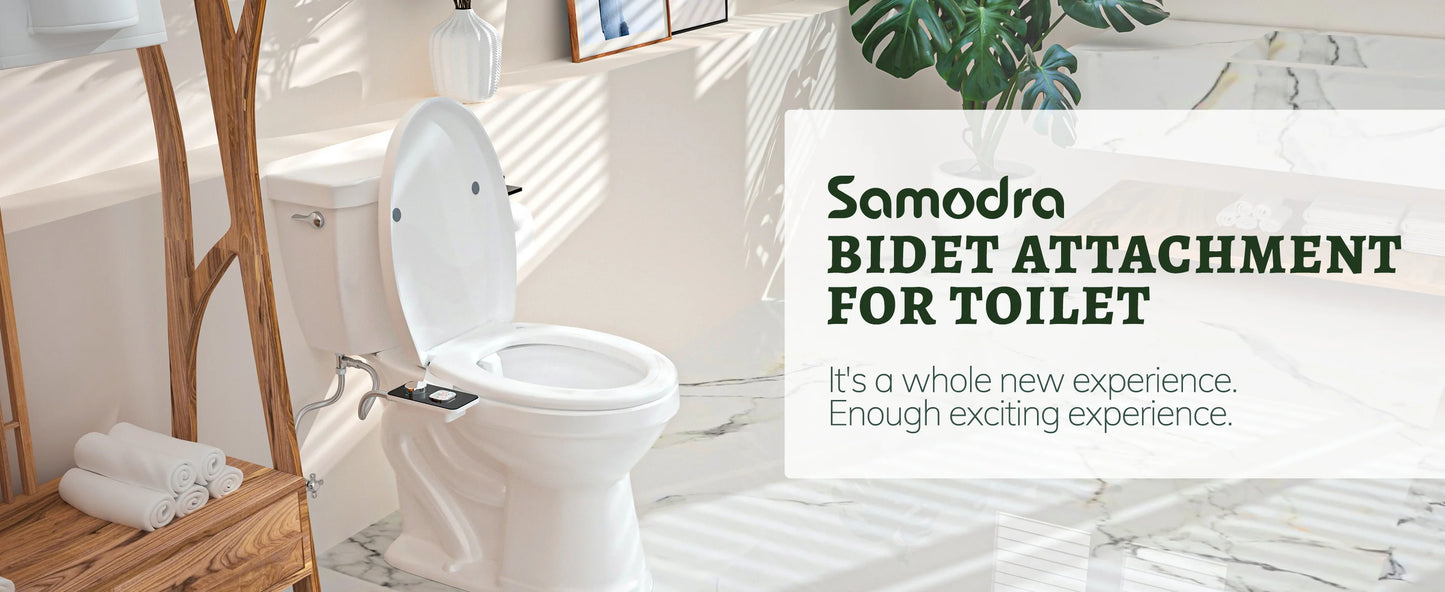 Toilet Dual Nozzles Frontal & Rear Wash Cold Water Personal Hygiene