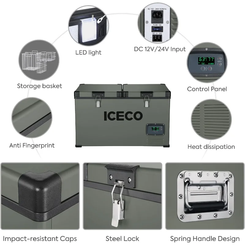 Portable Refrigerator with SECOP Compressor