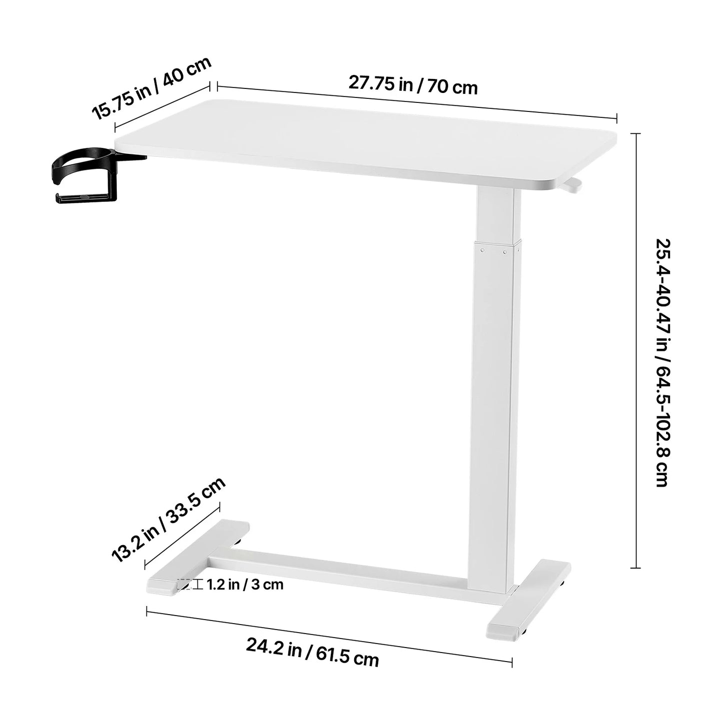 Height & Angle Adjustable Laptop Desk