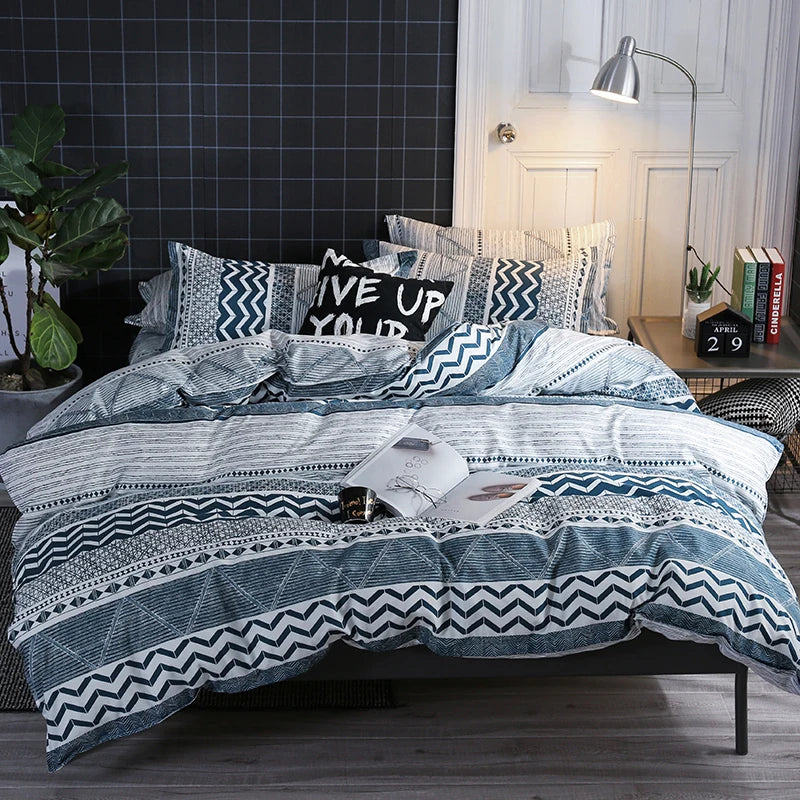 Boho Bohemian Geometric Western Duvet Comforter Cover Set