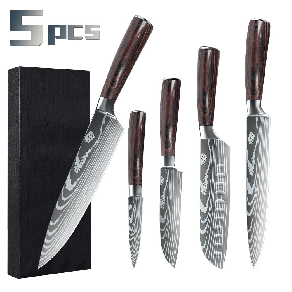 Japanese Kitchen Knives Set