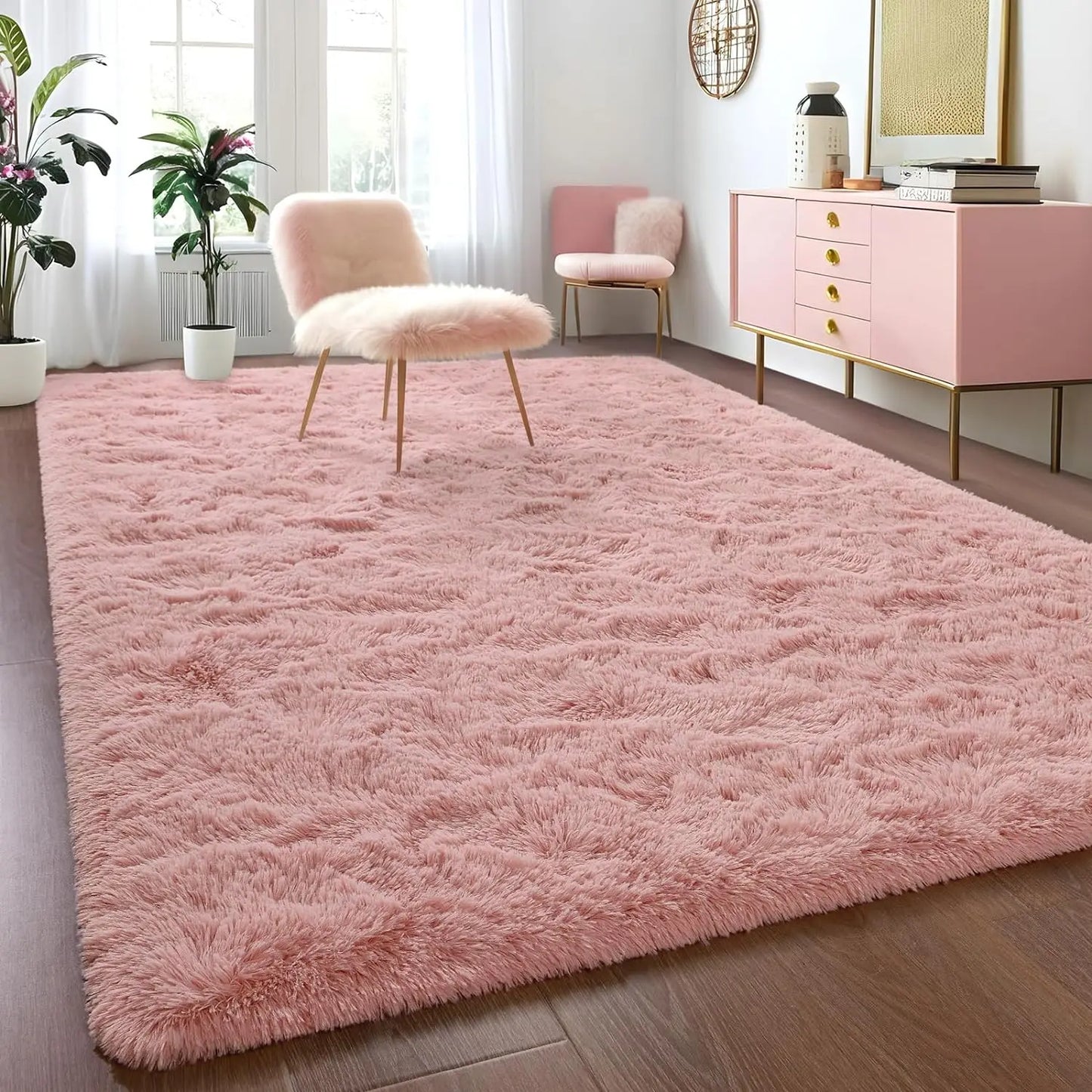 Fluffy Rugs Non Slip Rugs for Hardwood Floors Room Decor