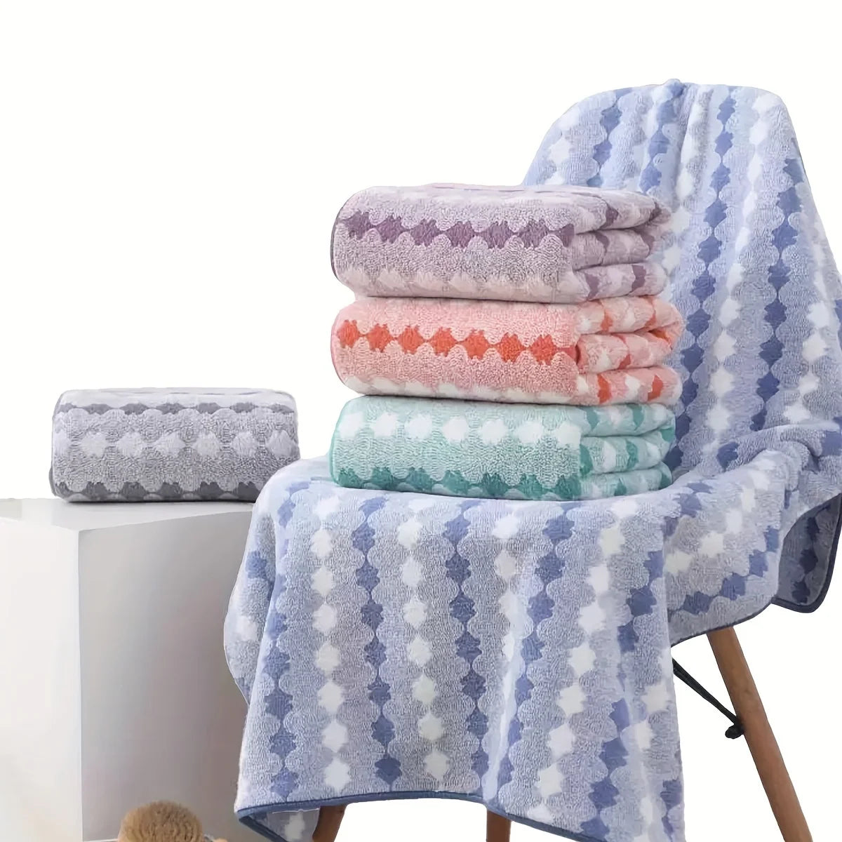 4 to 8 Piece Cotton Towel Set