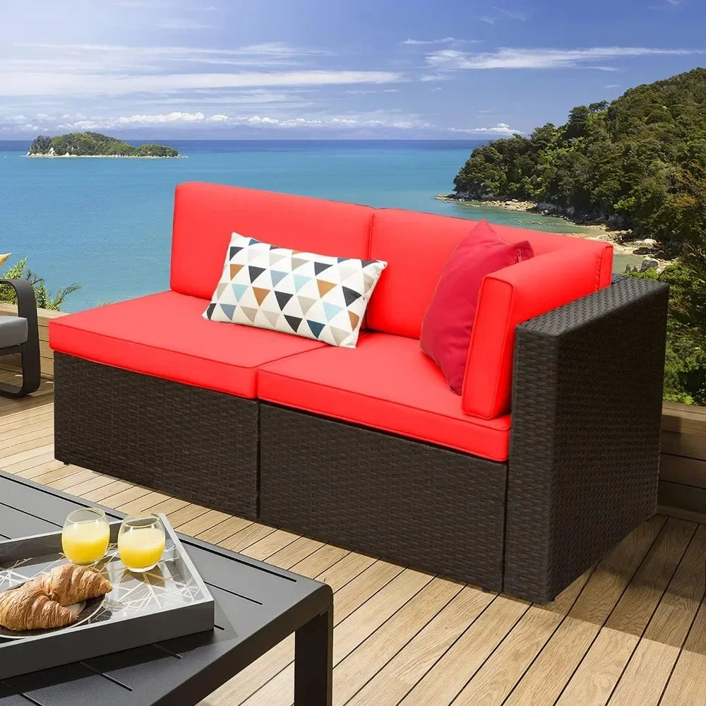 Patio Furniture Sofa Sets - All-Weather Sofa