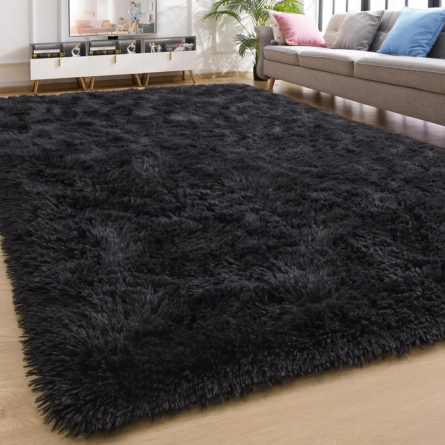 Plush Fluffy Ultra Soft Indoor Modern Rugs