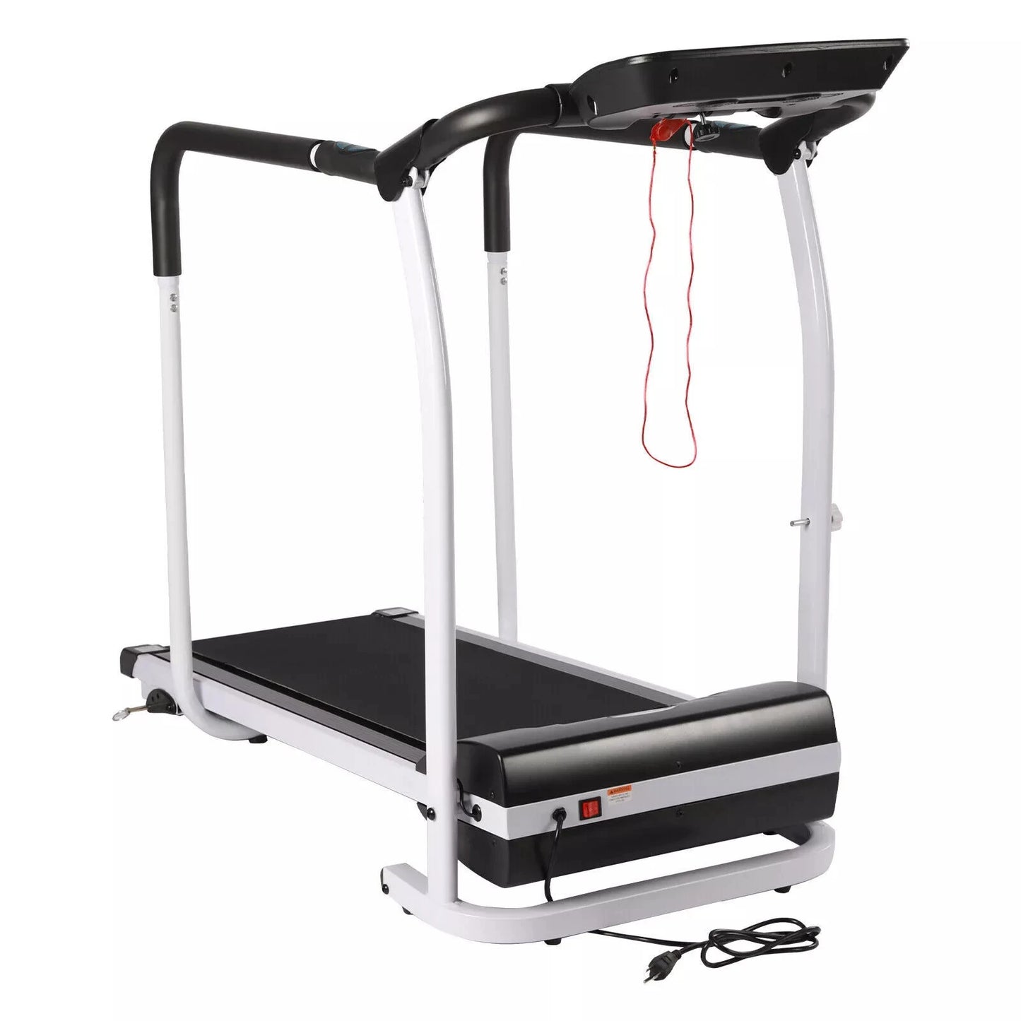 Folding Electric Treadmill Walking Pad – Elderly Fitness Machine with Adjustable Frame