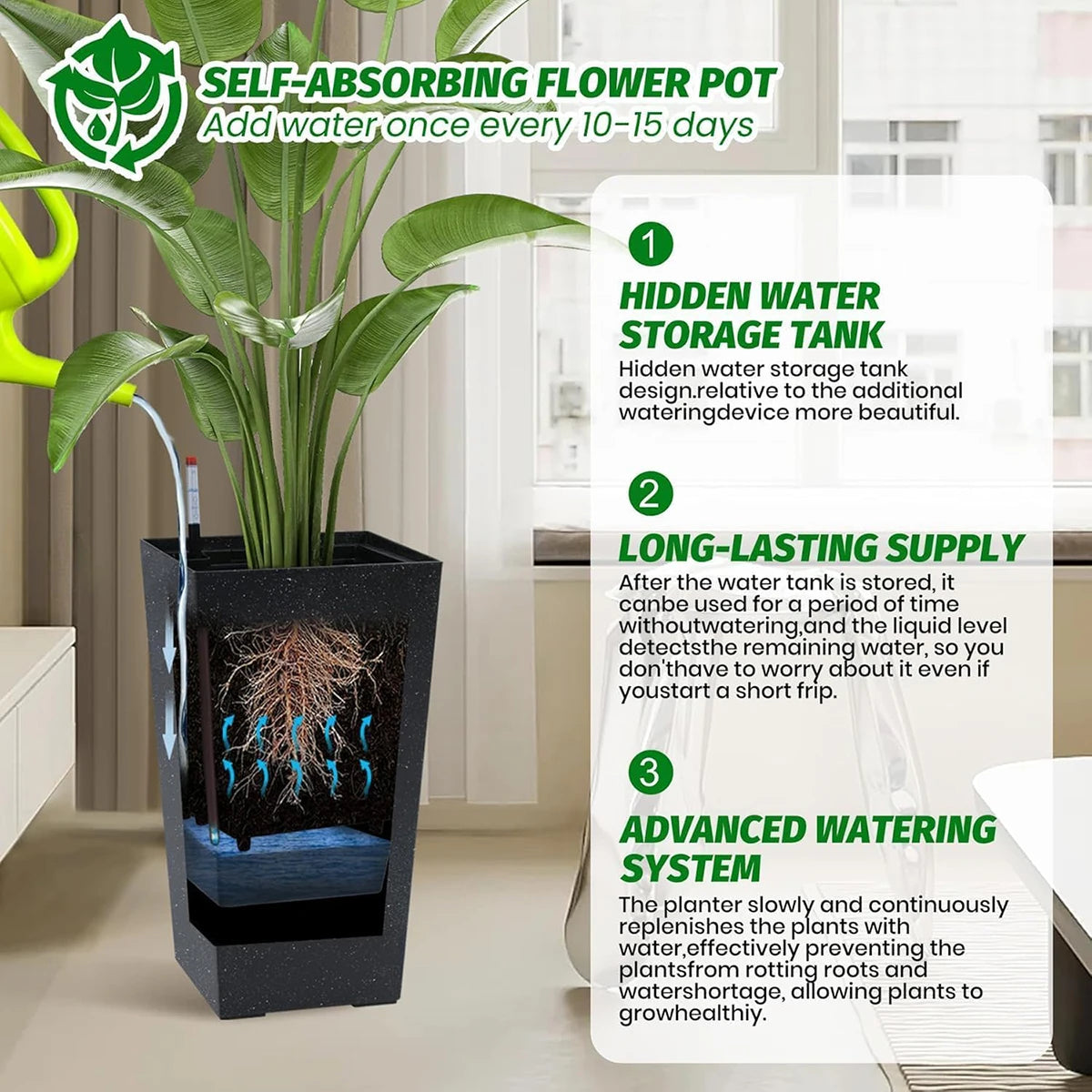 Rectangular Planters Set