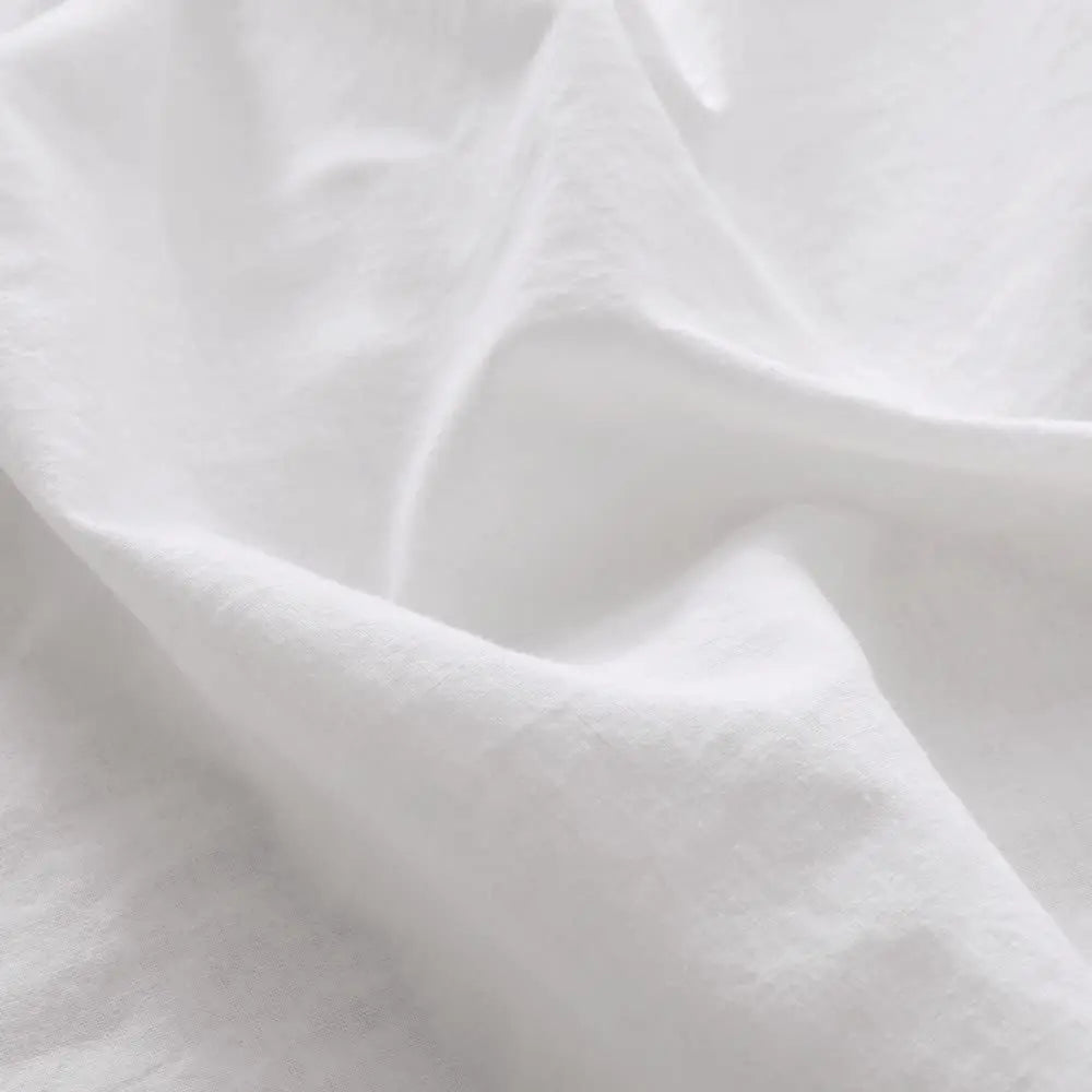 Mattress Cover Natural Flax Cotton Soft Bedding